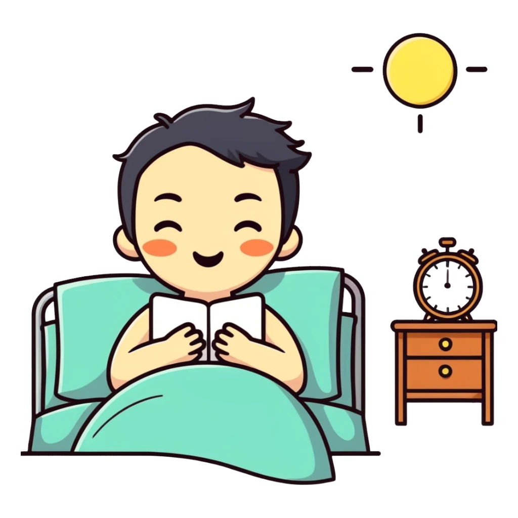 Waking up  sticker