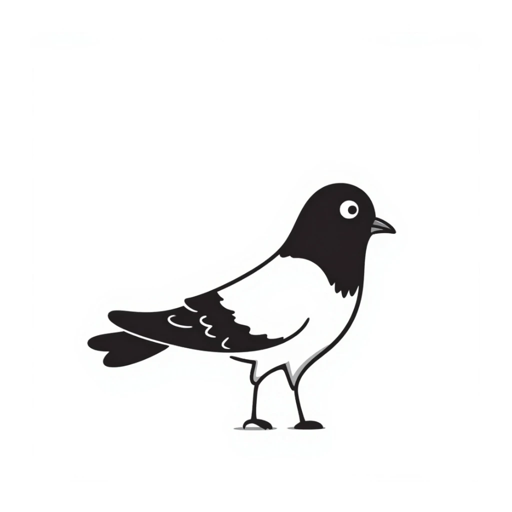 Pigeon sticker