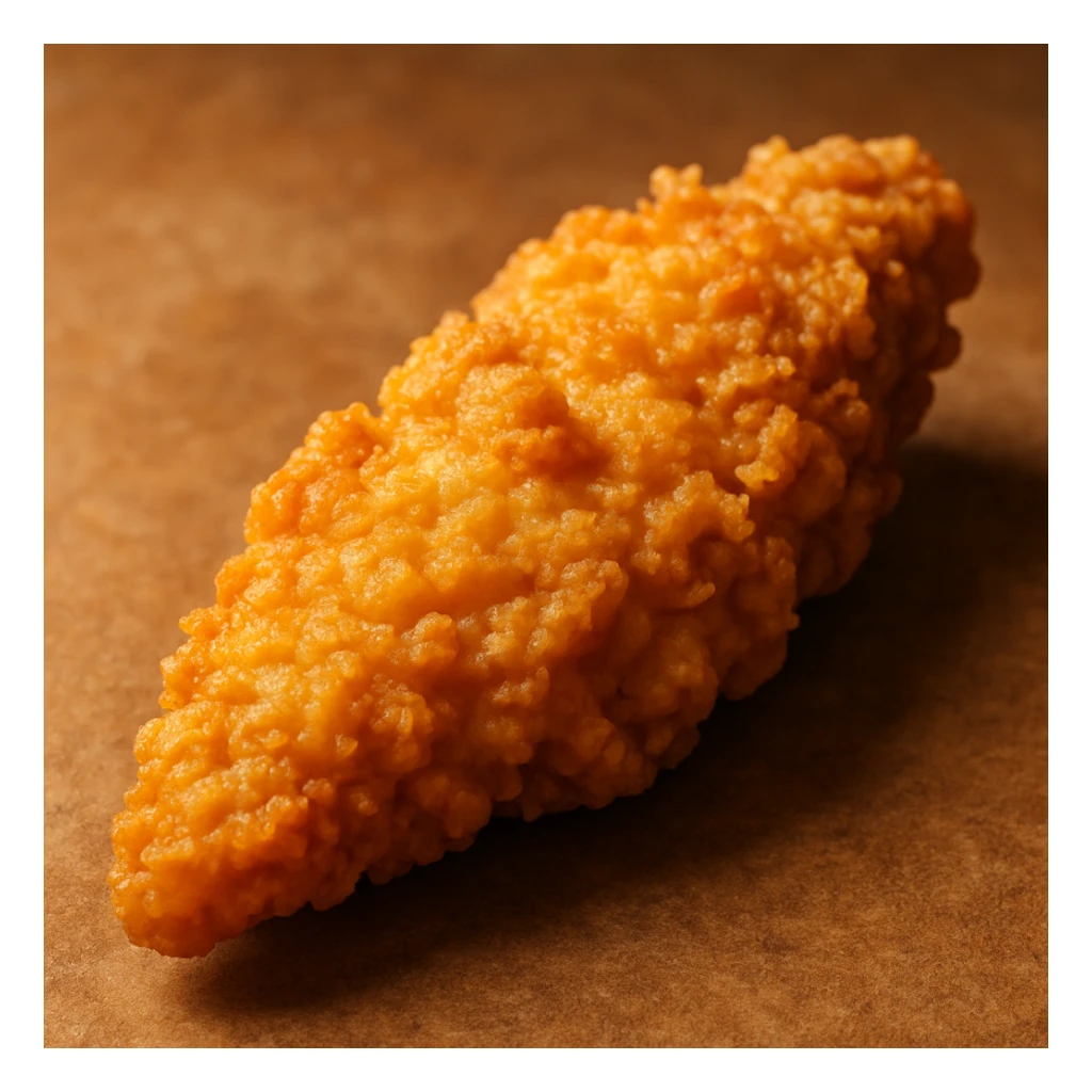 a chicken tender, realistic style sticker