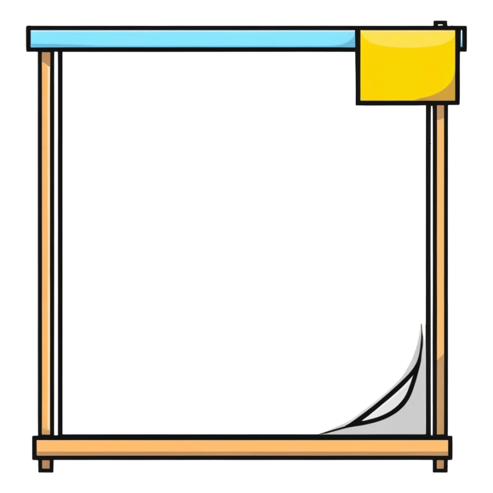 bulletin board with sticky notes pinned to it sticker