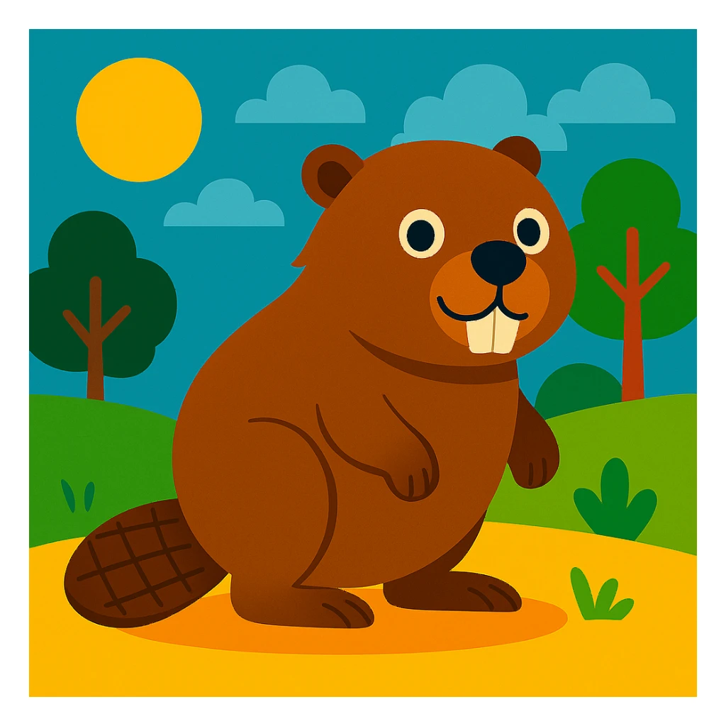Beaver sticker