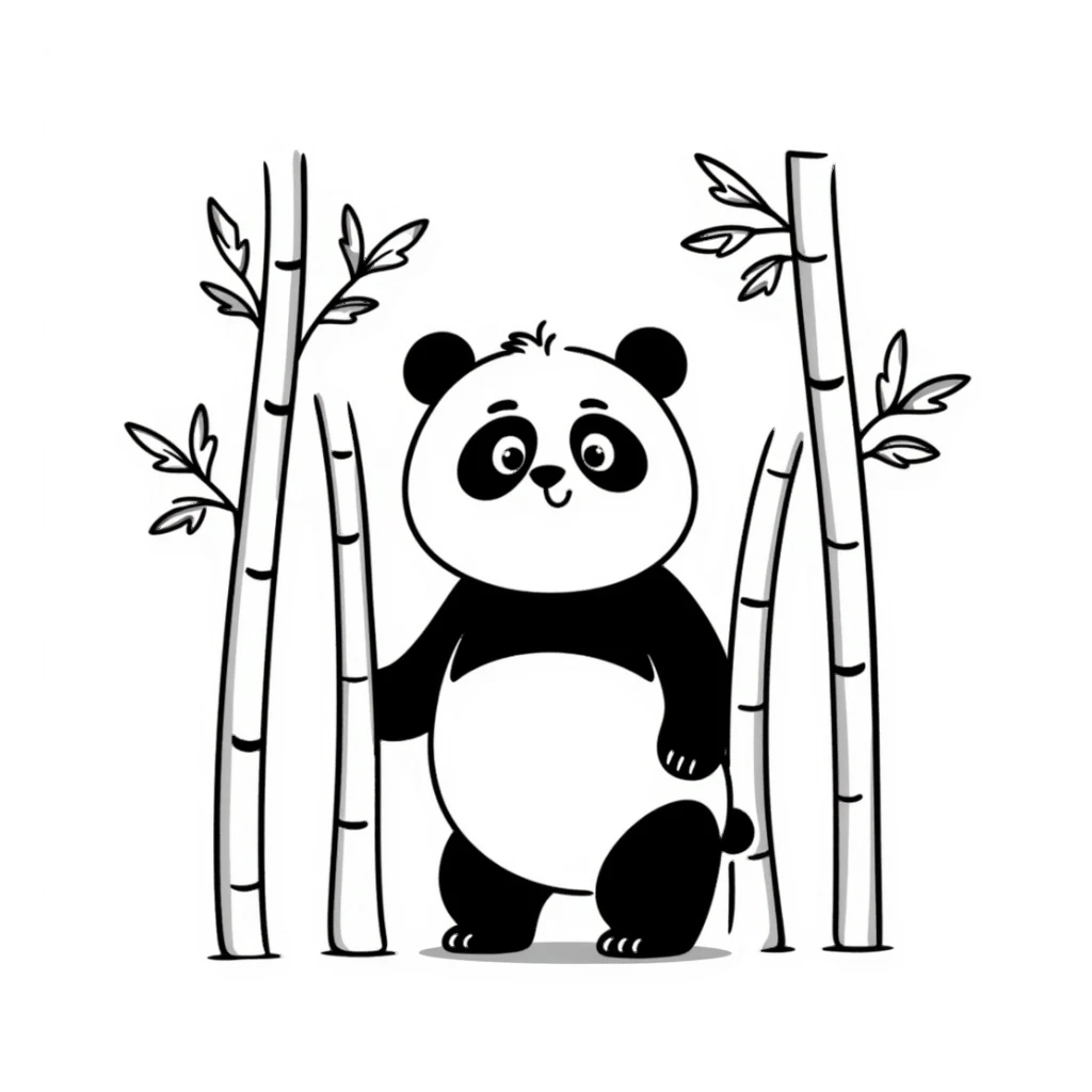 Panda sticker