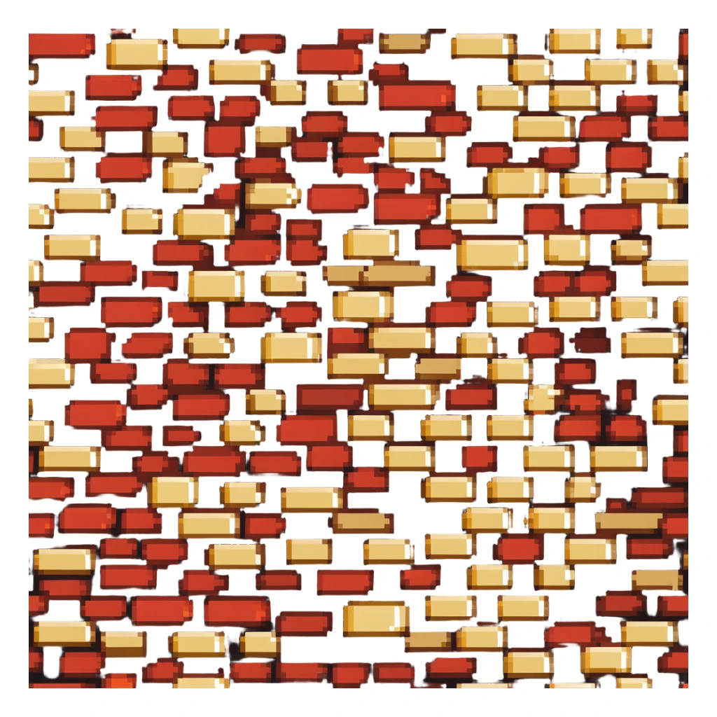 red gold ingot sticker