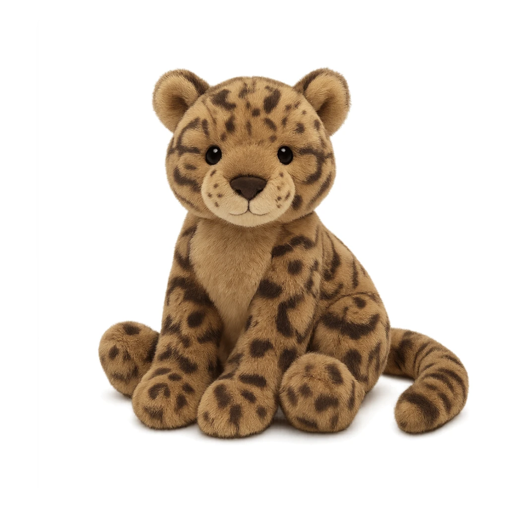 jellycat stuffed plush clouded leopard sticker