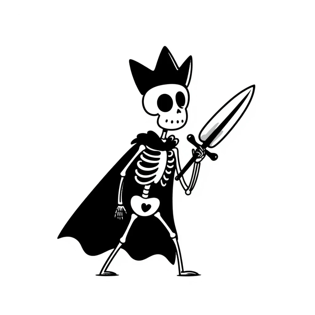 Wraith King from Dota sticker