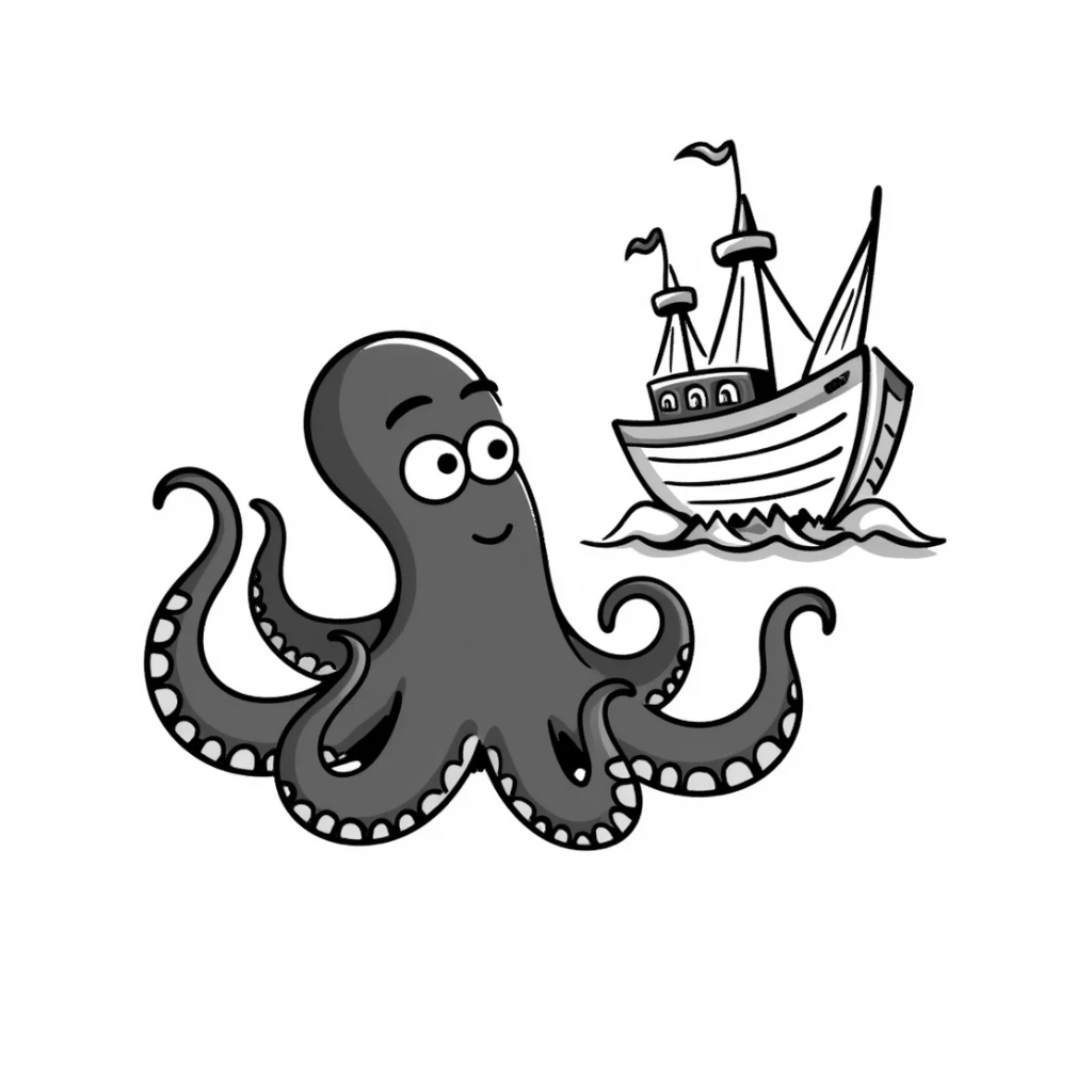 Octopus sticker