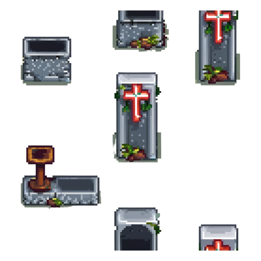 traditional Norway gravestone without cross sticker