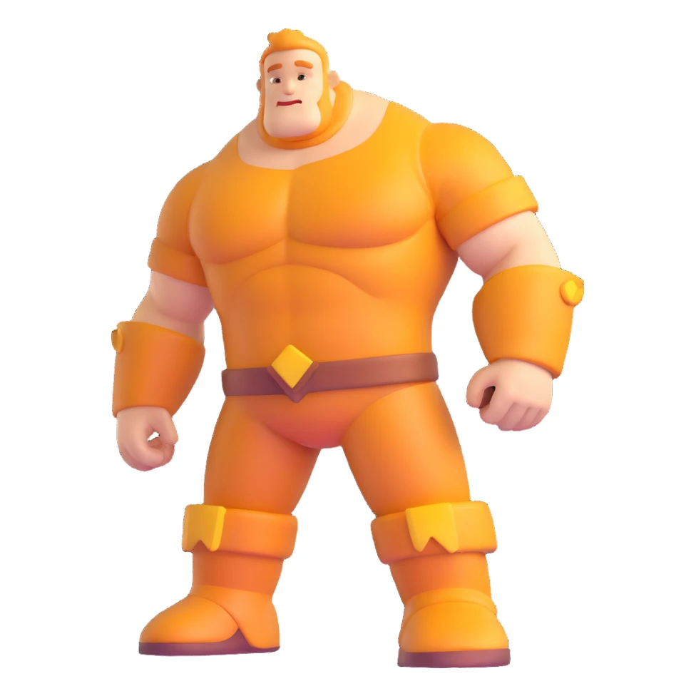 Colossal giant figure sticker