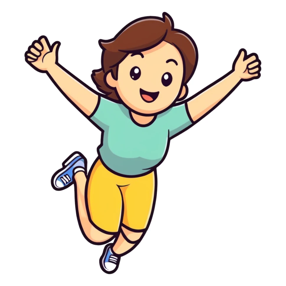 Una mujer emocionada  sticker