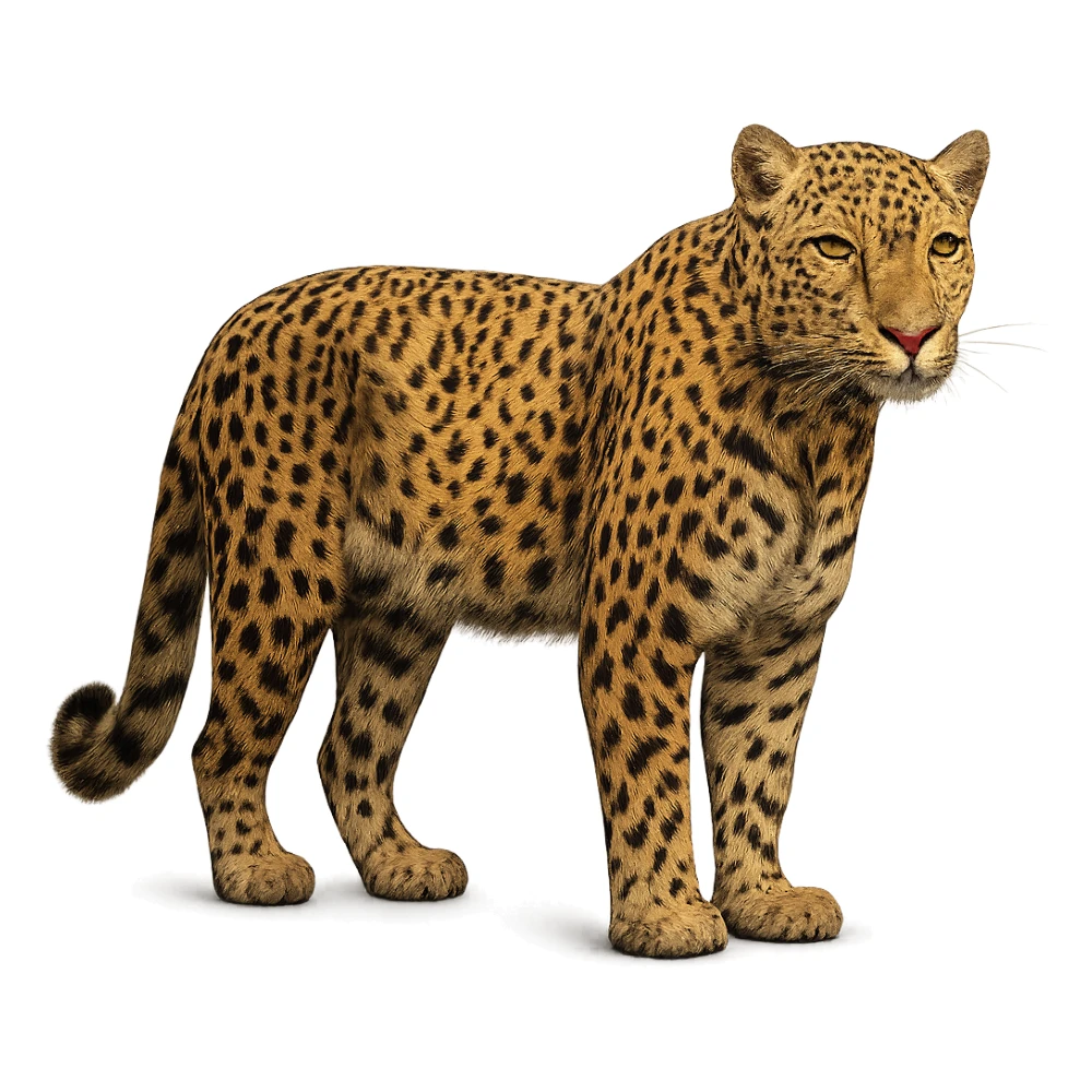 Leopard sticker