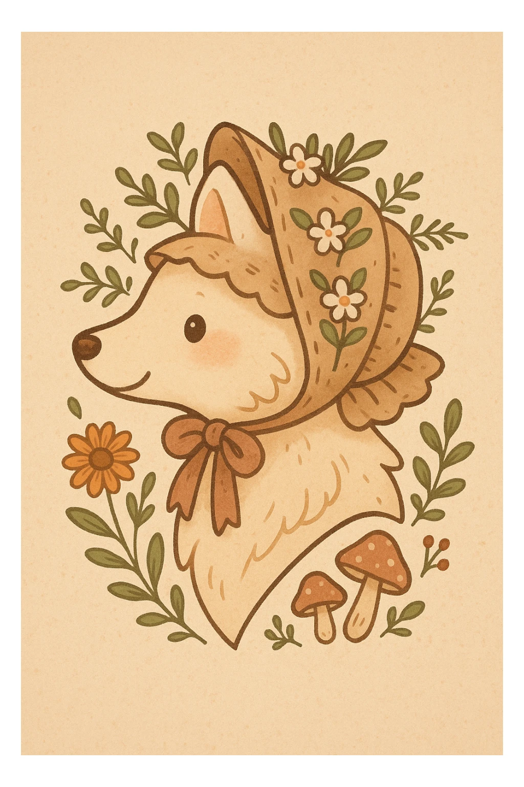 Give the Overwolf logo a cute cottagecore makeover sticker