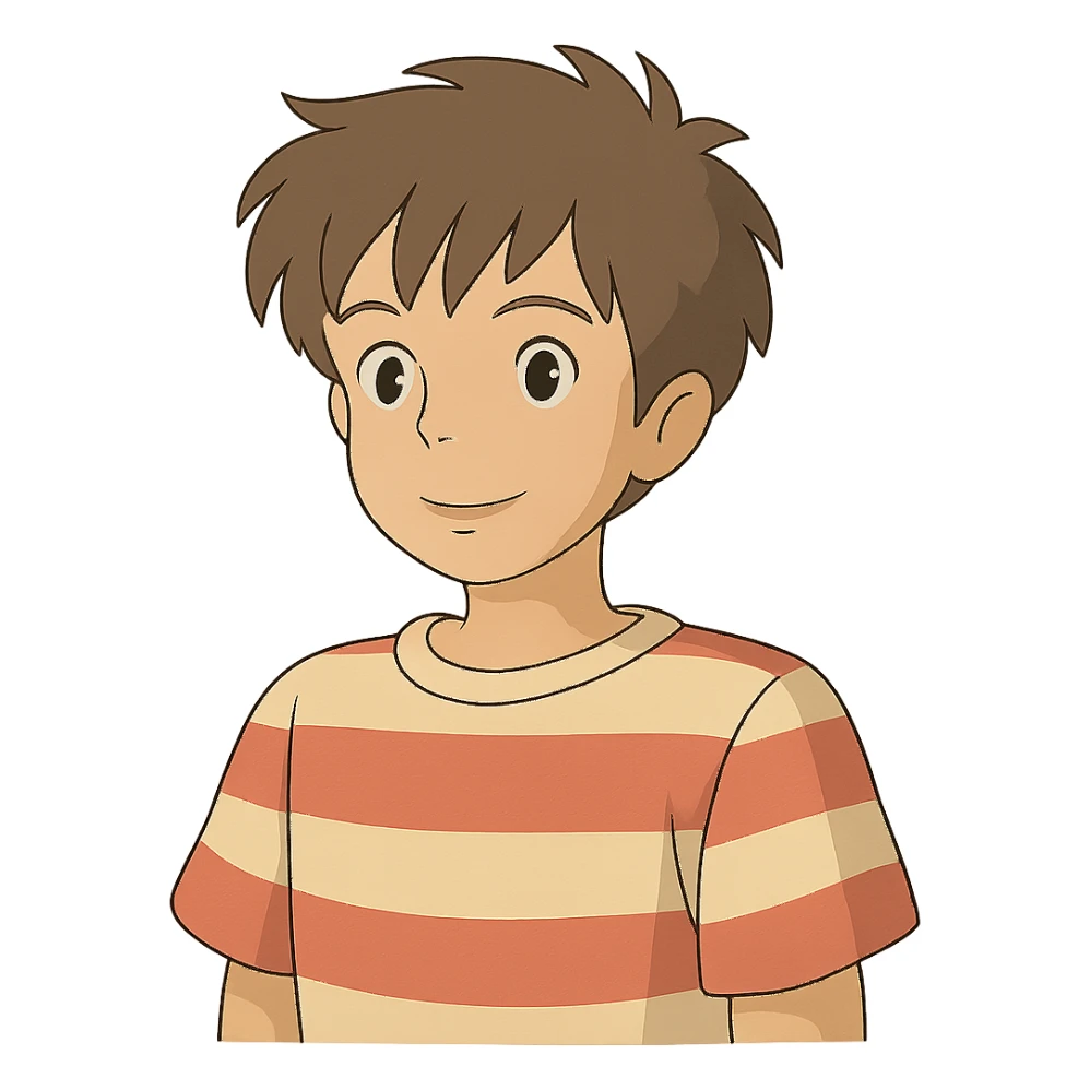 striped t-shirt sticker