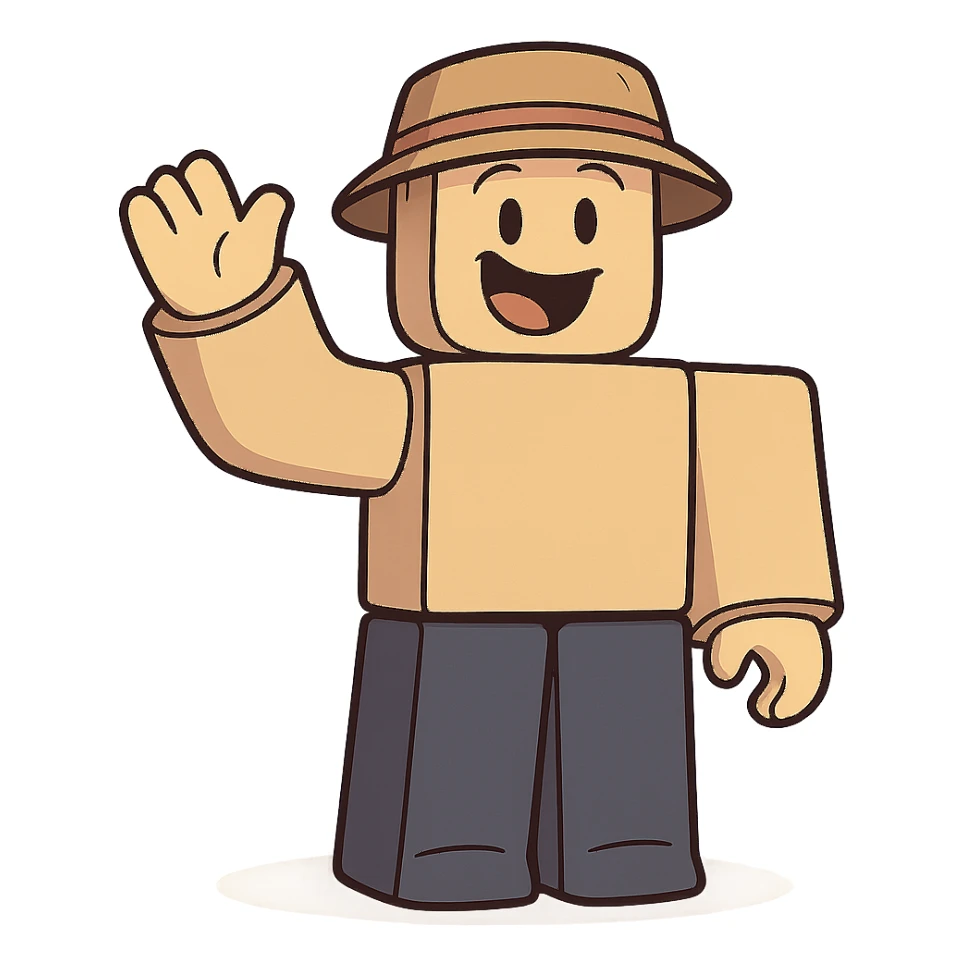 Roblox character sticker