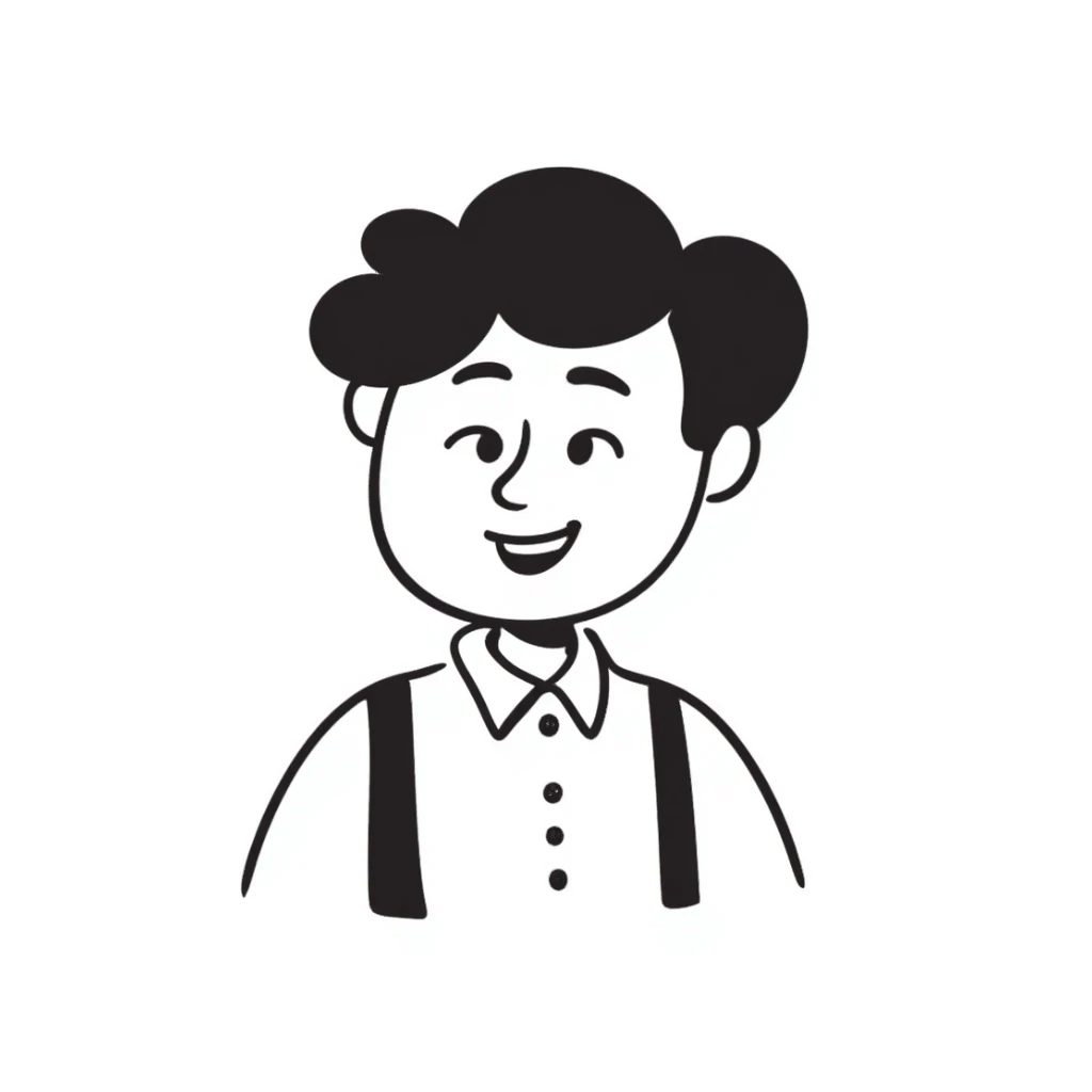 funny suspenders doodle sticker