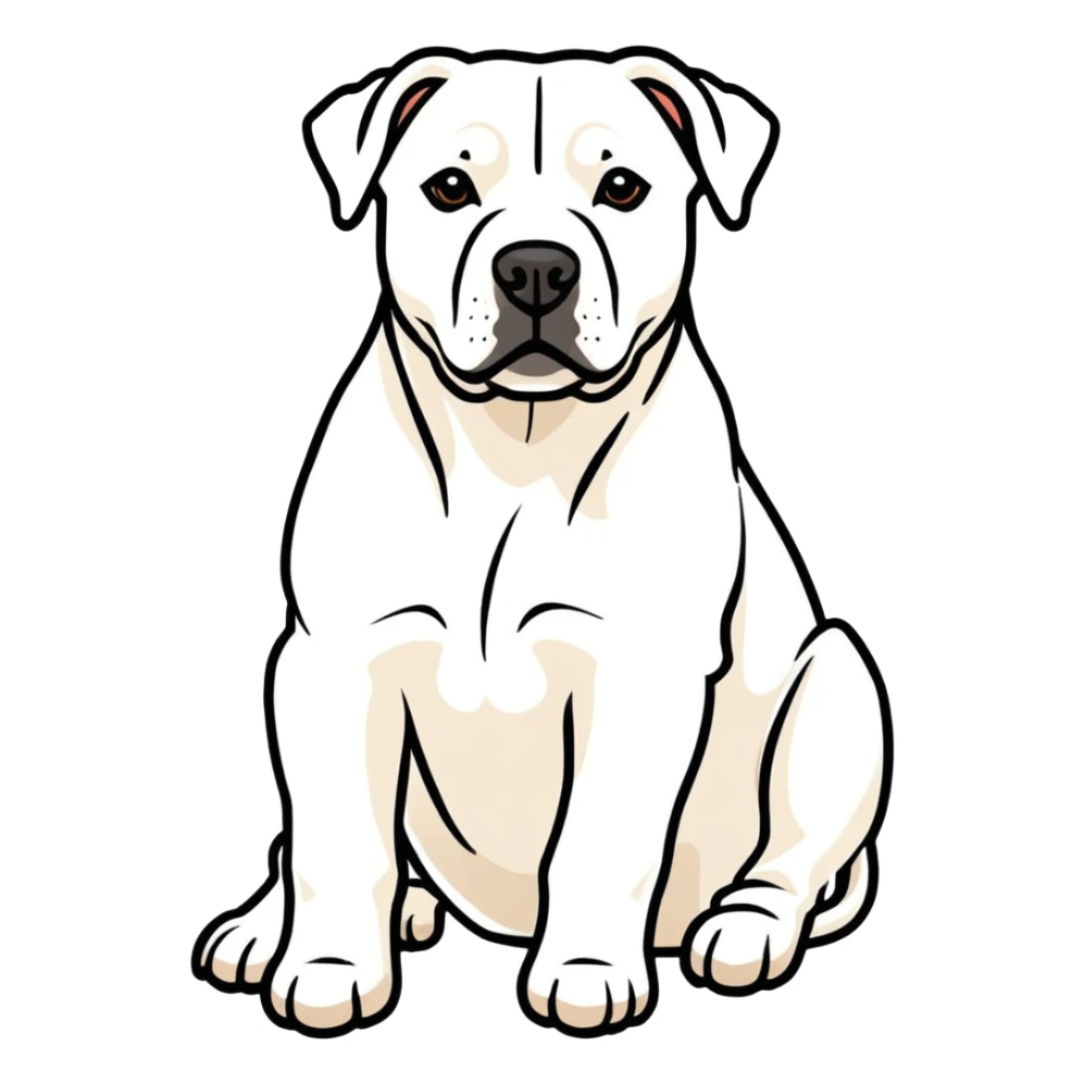 Dogo argentino  sticker
