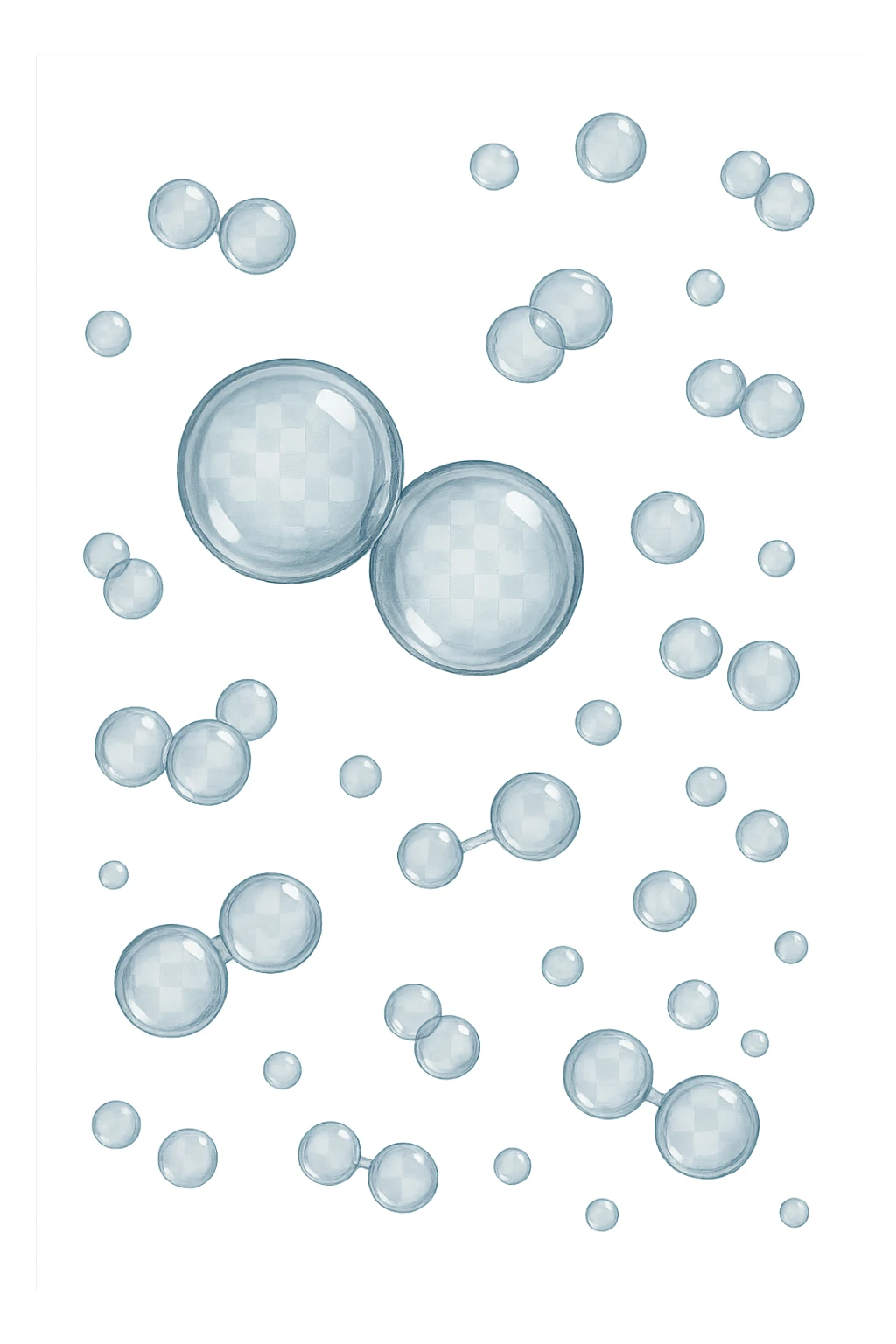 molecole di ossigeno che volano sticker