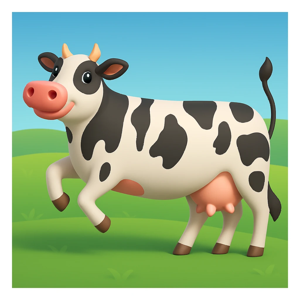 Remove clouds from the background, keep only the green grass field and clear sky sticker