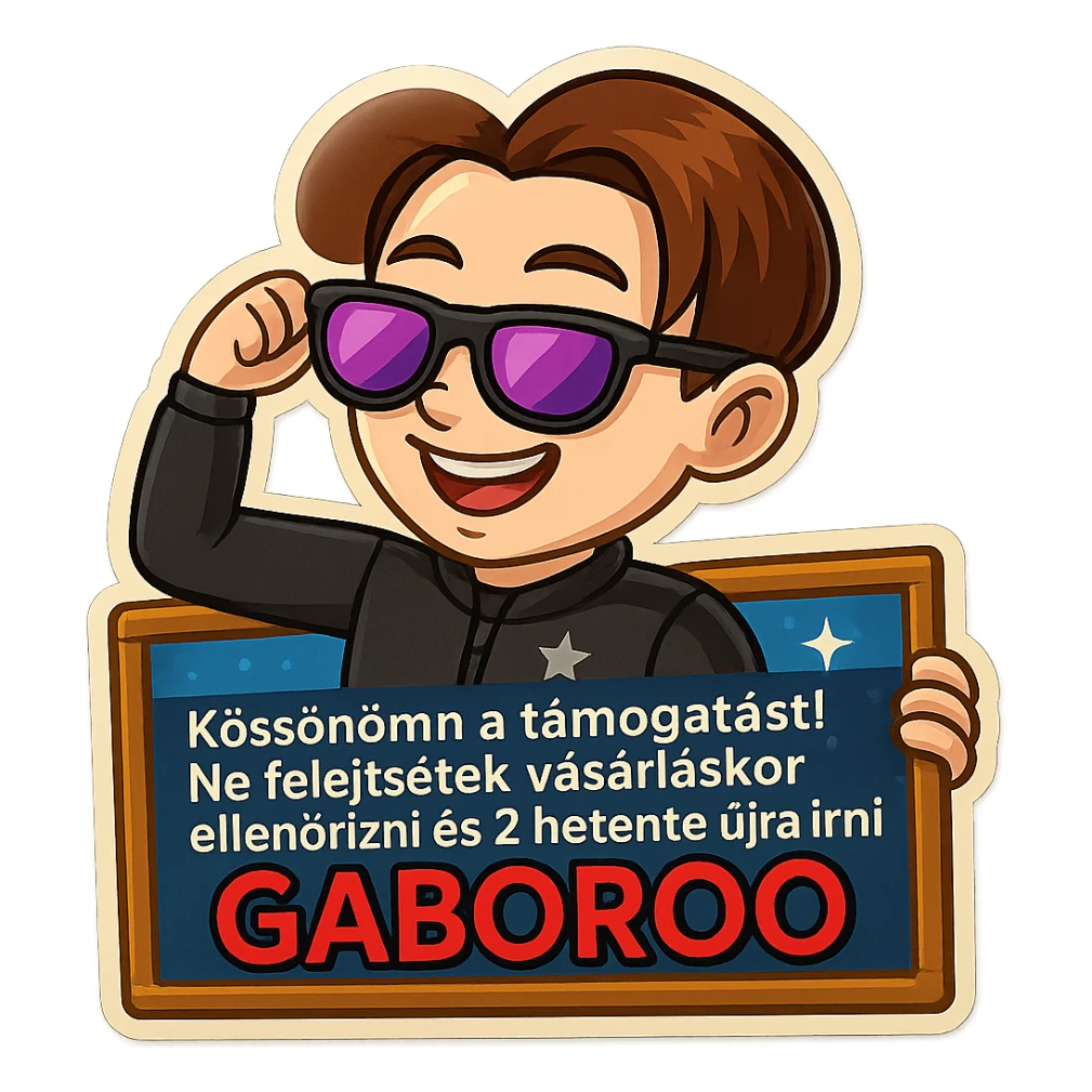 Create an emoji-style image combining the character from the first reference image holding a Minecraft sign. On the sign, clearly display the text-based image from the second reference image without the 'GG' text. The composition should be merged into one image with a retro stickers style, emphasizing clarity and emoji-like appearance. sticker