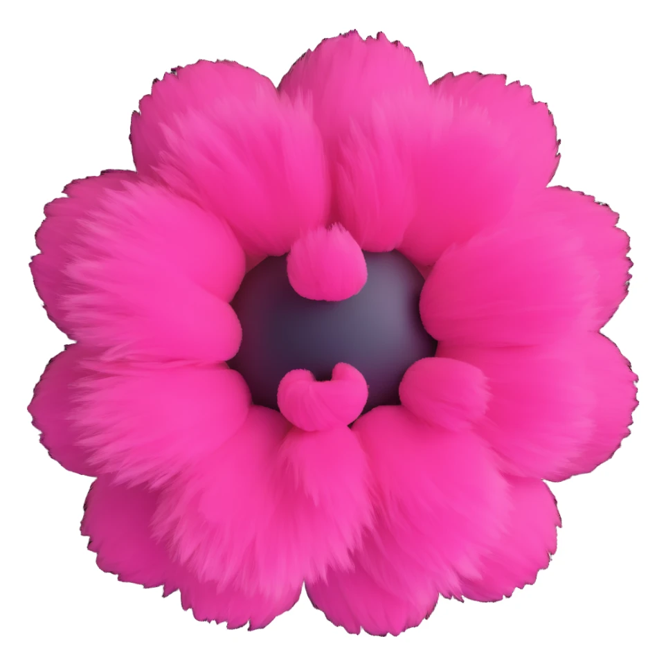 pink powderpuff sticker