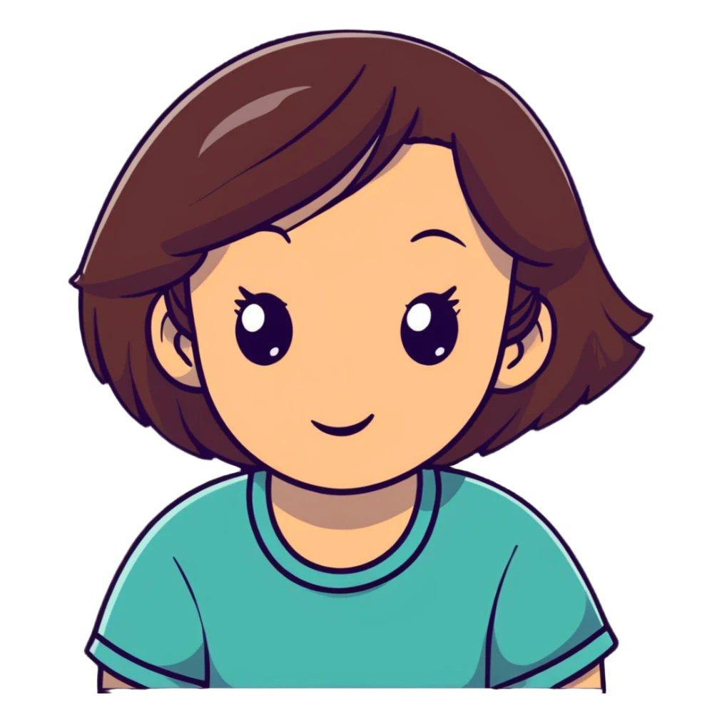 girl rolling eyes sticker