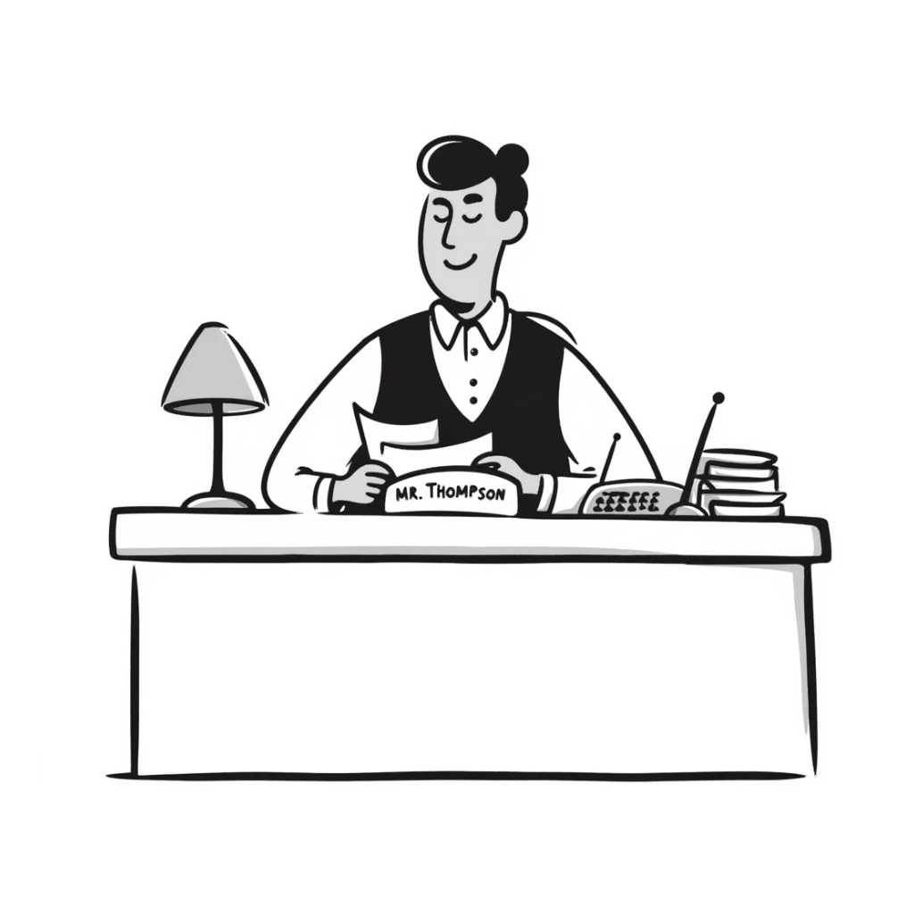 bank manager sticker