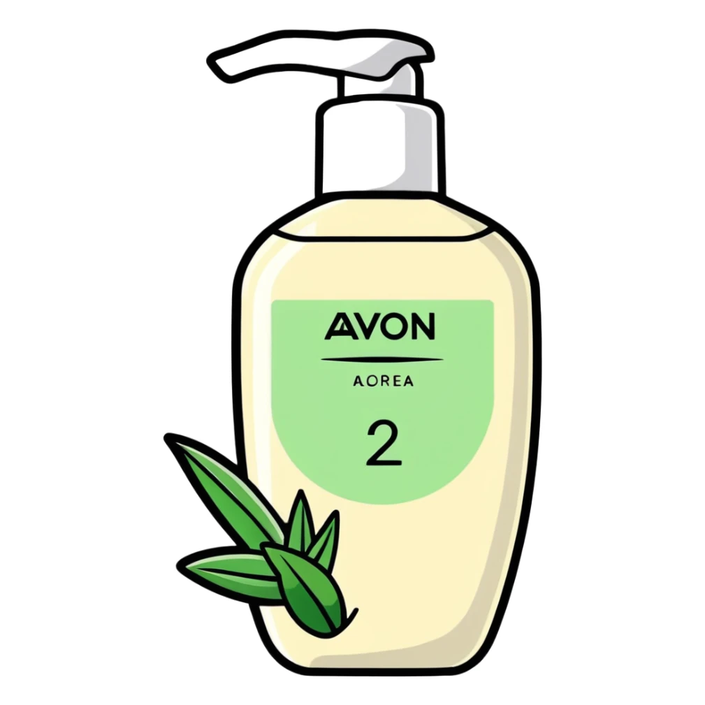 AVON hand lotion with aloe vera sticker