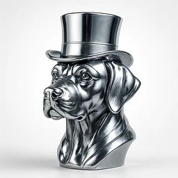 dog with tophat