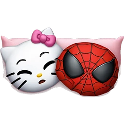 hello kitty sleeping emoji | AI Emoji Generator