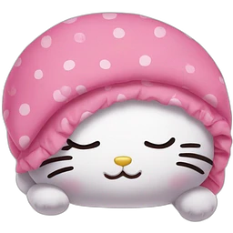 hello kitty sleeping emoji | AI Emoji Generator