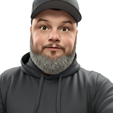 boy in hoodie gazing ahead sticker