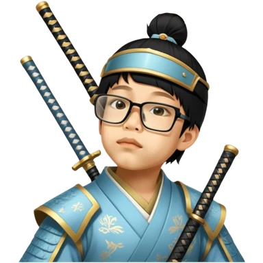 Elegant Samurai sticker