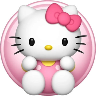 Hello Kitty rosa  sticker
