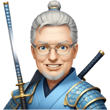 Elegant Samurai sticker