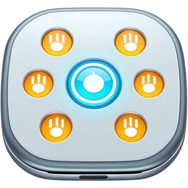 futuristic technological kit healing pad sticker