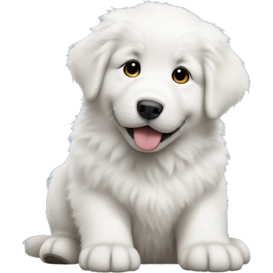 Great Pyrenees puppy  sticker