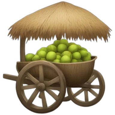 coconut cart sticker