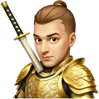 Golden Samurai sticker