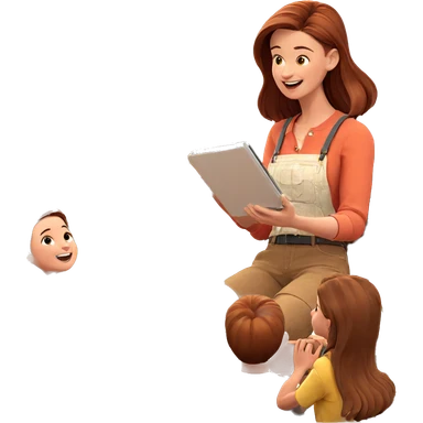 friends enjoying a sunny day sticker