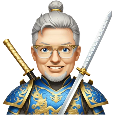 Golden Samurai sticker