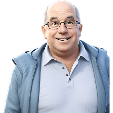 happy old man outdoors sticker