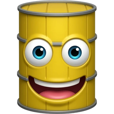 A freaky yellow barrel sticker