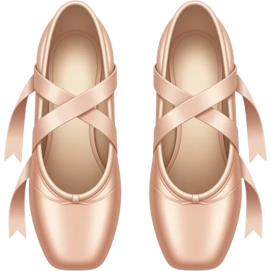 soft pink realistic ballerina profesional shoes sticker