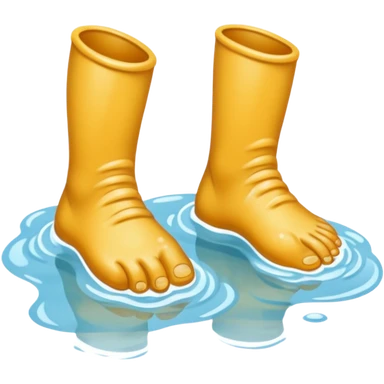 Wet feet sticker