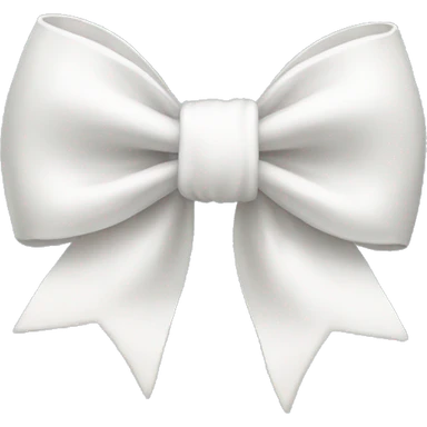 White bow sticker