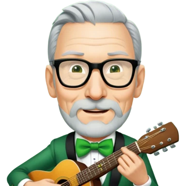 Leprechaun Guitarist sticker