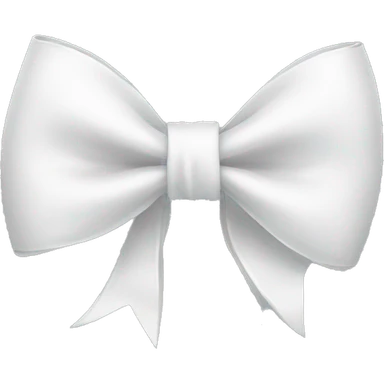 White bow sticker
