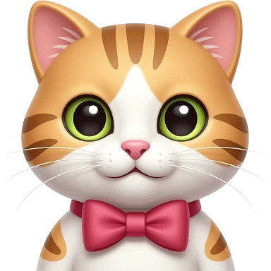 Котик с бантиком sticker