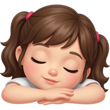 Girl durmiendo  sticker