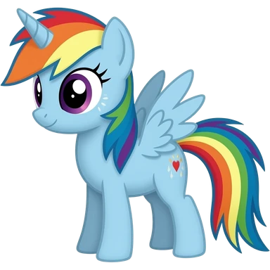 Rainbow dash sticker