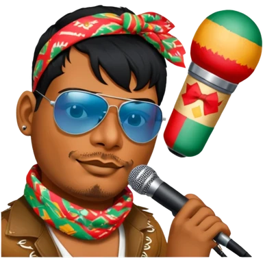 Colorful Singer sticker